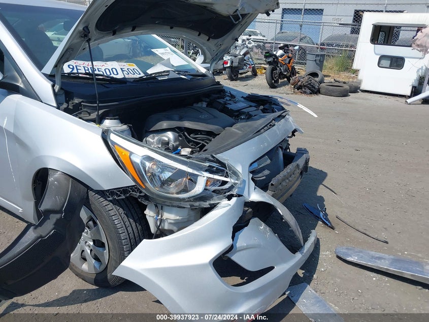 2017 Hyundai Accent Se VIN: KMHCT4AE8HU297704 Lot: 39937923