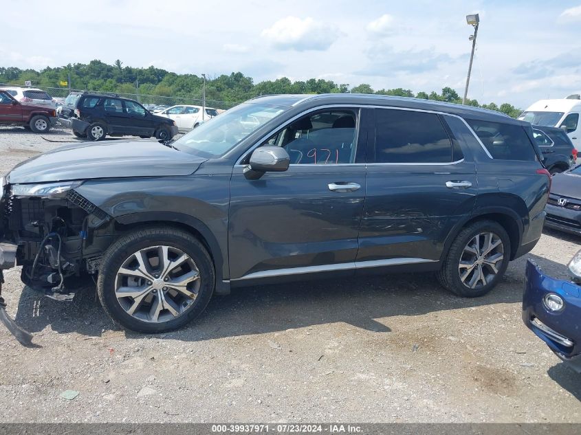 2021 Hyundai Palisade Sel VIN: KM8R4DHE9MU321838 Lot: 39937971