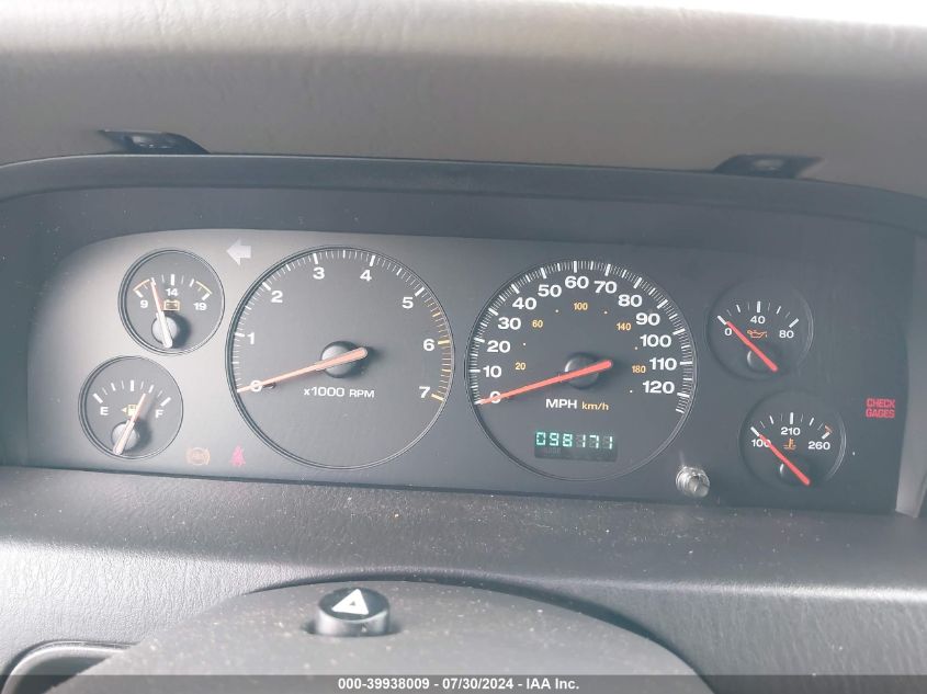 2001 Jeep Grand Cherokee Laredo VIN: 1J4GW48S11C555480 Lot: 39938009