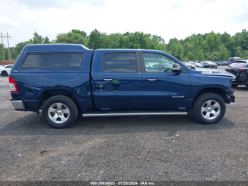 2019 Ram 1500 Big Horn/Lone Star 4X4 5'7 Box VIN: 1C6SRFFT7KN776948 Lot: 39938023