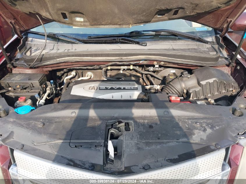 2008 Acura Mdx VIN: 2HNYD28218H538765 Lot: 39938124