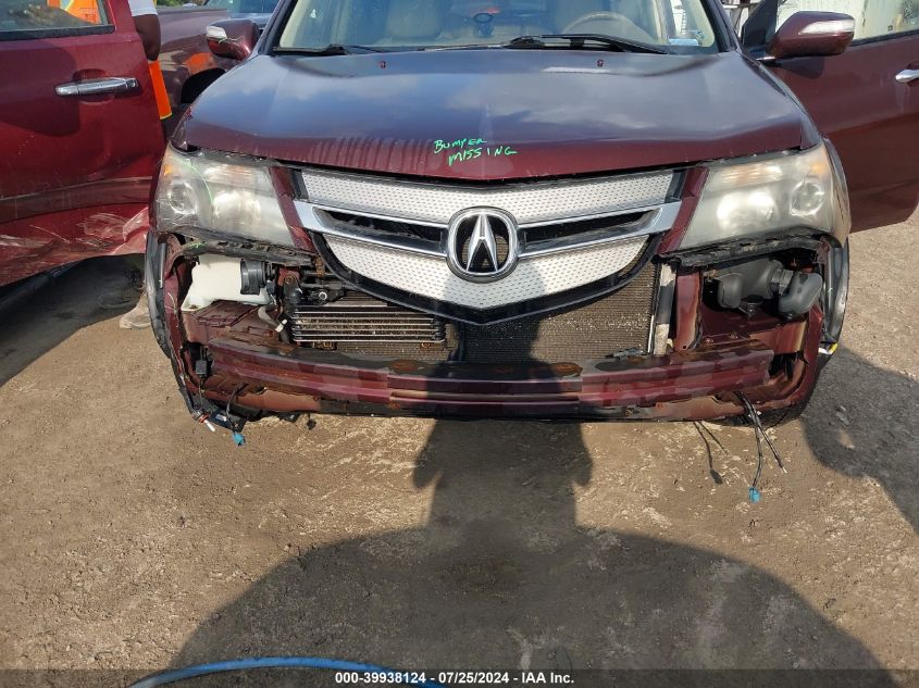 2008 Acura Mdx VIN: 2HNYD28218H538765 Lot: 39938124
