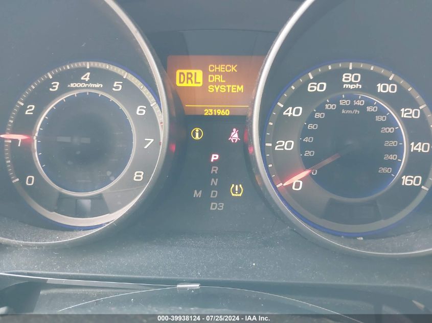 2008 Acura Mdx VIN: 2HNYD28218H538765 Lot: 39938124