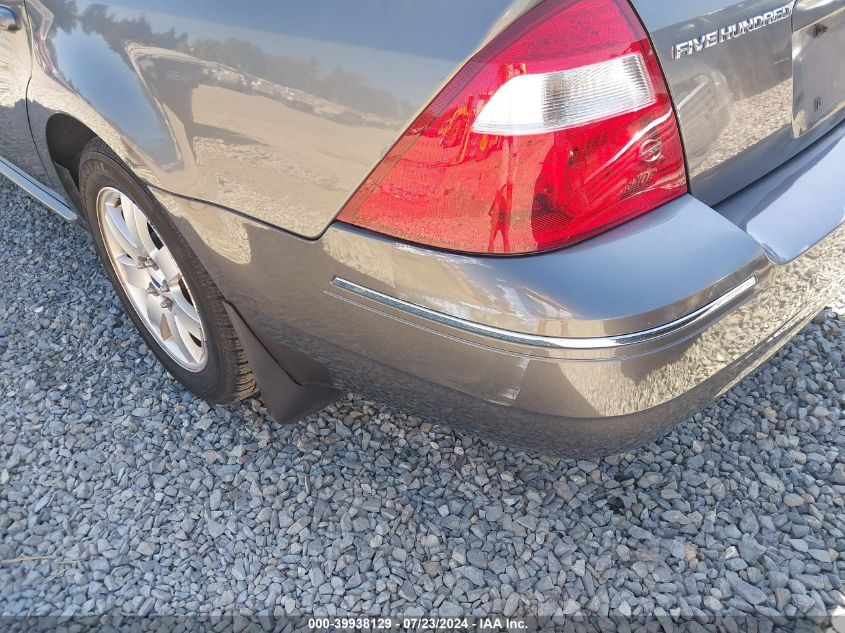 2006 Ford Five Hundred Sel VIN: 1FAHP24126G177183 Lot: 39938129