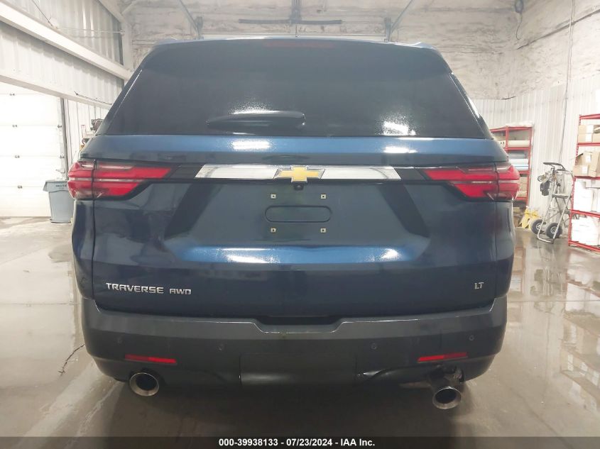 2022 Chevrolet Traverse Awd Lt Leather VIN: 1GNEVHKW7NJ149635 Lot: 39938133