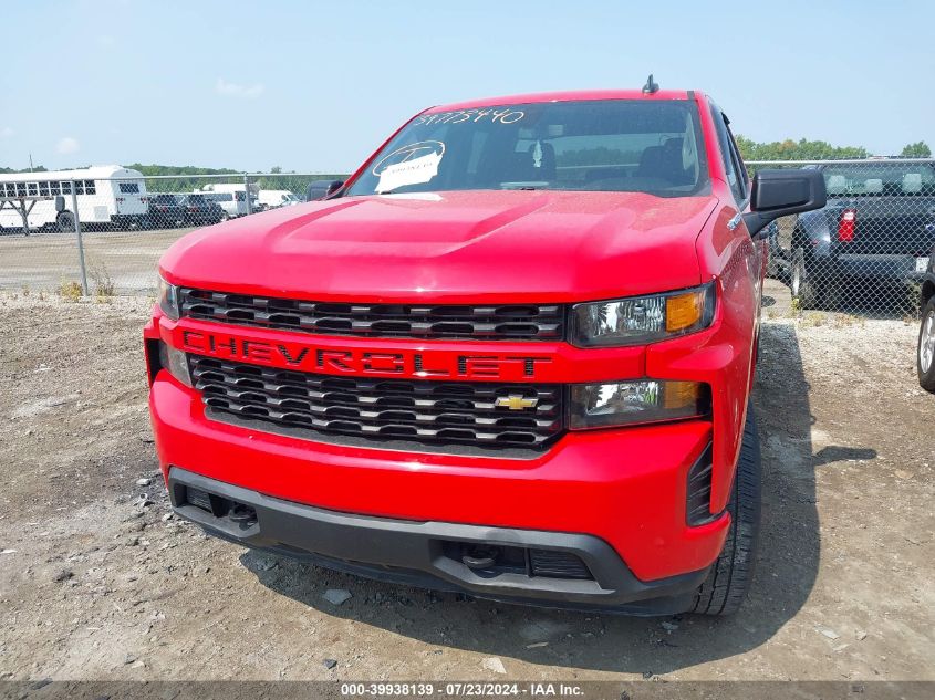 2021 Chevrolet Silverado 1500 VIN: 1GCRYBEK0MZ229334 Lot: 39938139