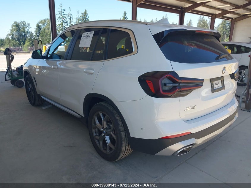 2023 BMW X3 XDRIVE30I - 5UX53DP01P9R31525