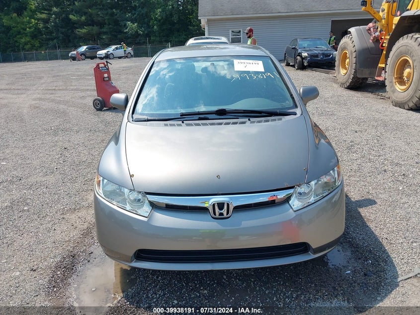 2008 Honda Civic Sdn Lx VIN: 2HGFA16568H353495 Lot: 39938191