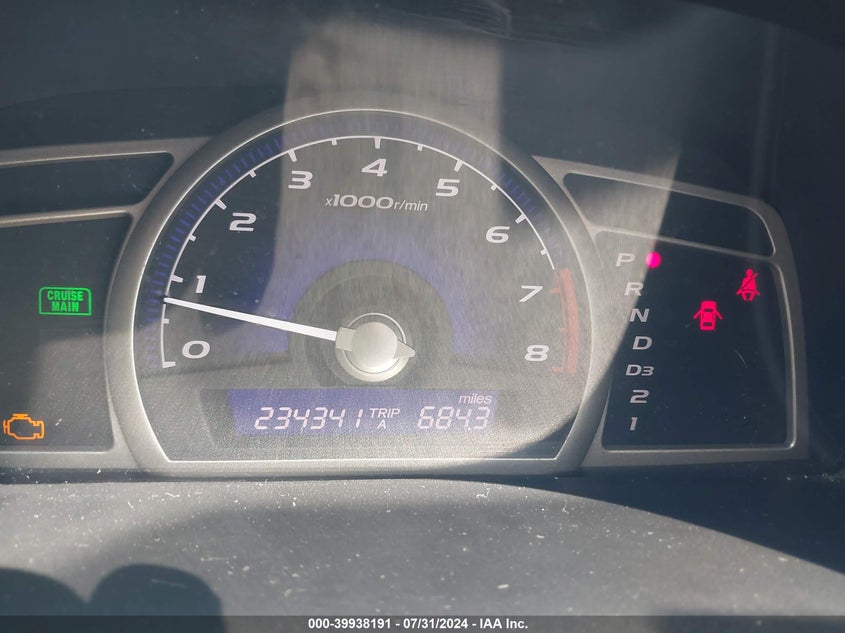 2008 Honda Civic Sdn Lx VIN: 2HGFA16568H353495 Lot: 39938191