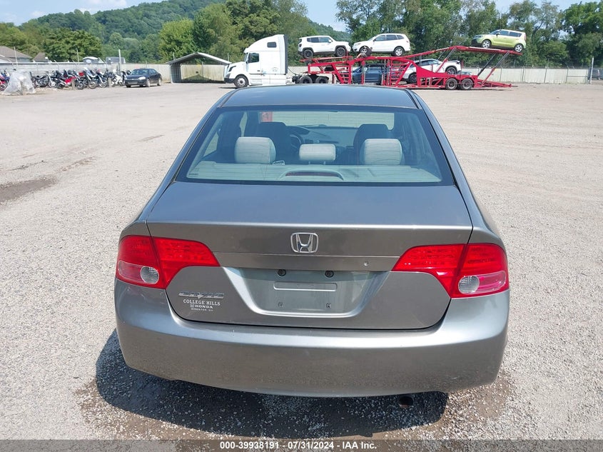 2008 Honda Civic Sdn Lx VIN: 2HGFA16568H353495 Lot: 39938191