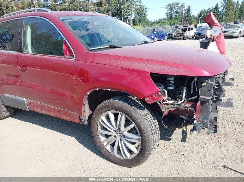 2012 Volkswagen Tiguan S VIN: WVGCV7AXXCW091953 Lot: 39938234