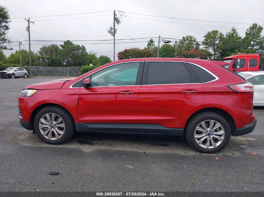 2022 Ford Edge VIN: 2FMEK4K90NBA75858 Lot: 39938307