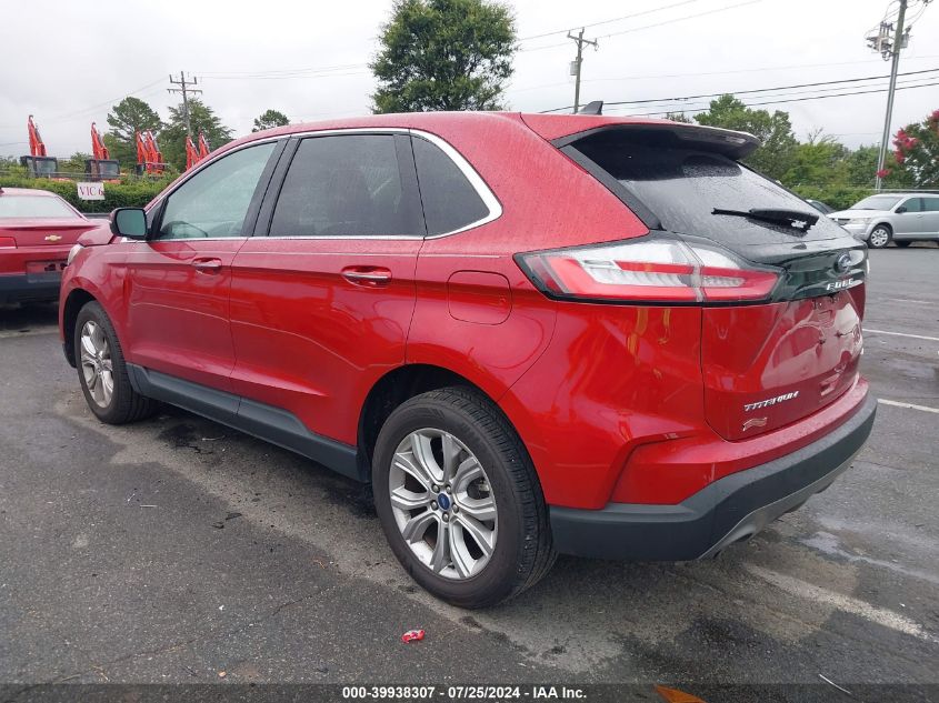 2022 Ford Edge VIN: 2FMEK4K90NBA75858 Lot: 39938307