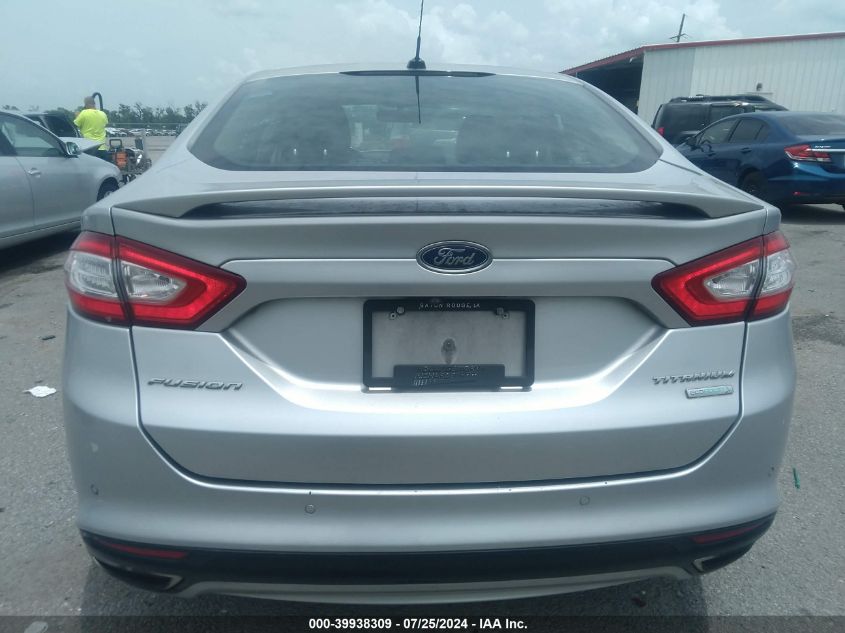 2016 Ford Fusion Titanium VIN: 3FA6P0K94GR400404 Lot: 39938309