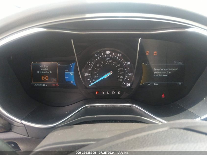 2016 Ford Fusion Titanium VIN: 3FA6P0K94GR400404 Lot: 39938309