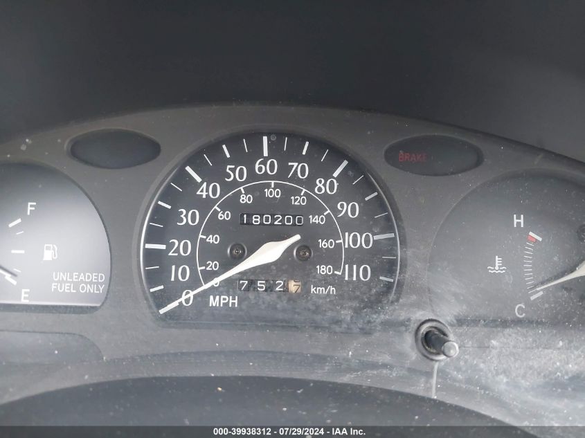 1997 Toyota Tercel Limited Edition VIN: JT2AC52L1V0272055 Lot: 39938312