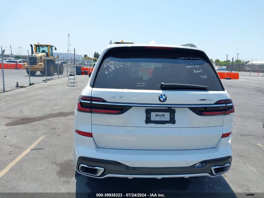 2023 BMW X7 xDrive40I VIN: 5UX23EM08P9R58900 Lot: 39938323