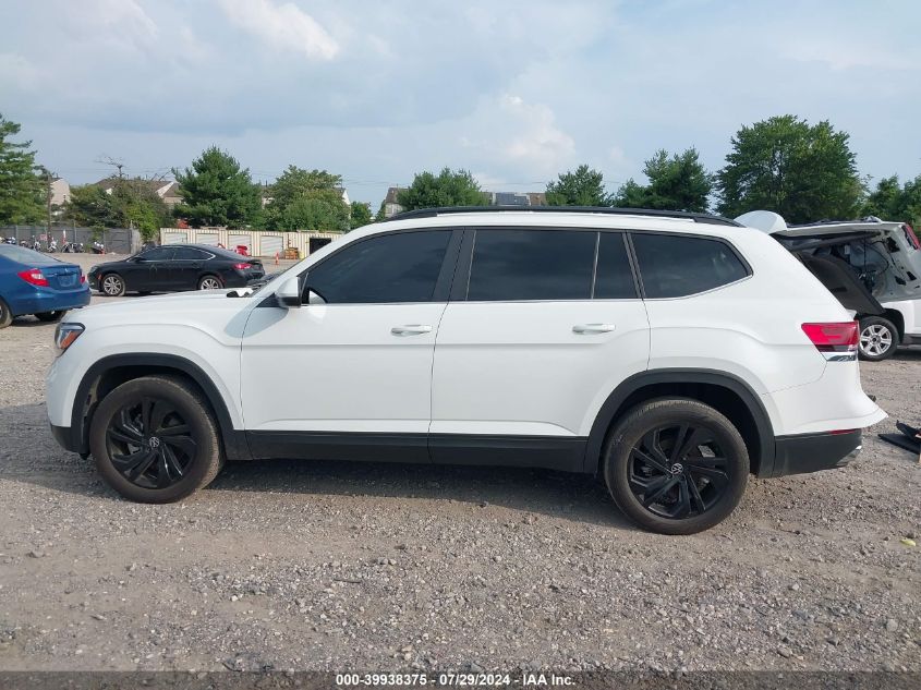 2022 Volkswagen Atlas 2.0T Se W/Technology VIN: 1V2WP2CA2NC538791 Lot: 39938375