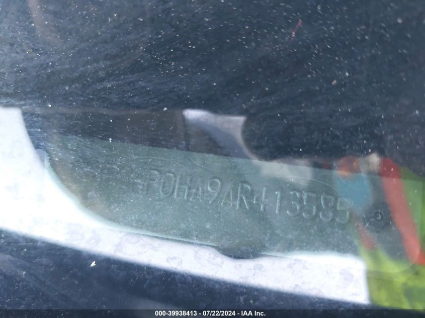 2010 Ford Fusion Se VIN: 3FAHP0HA9AR413585 Lot: 39938413