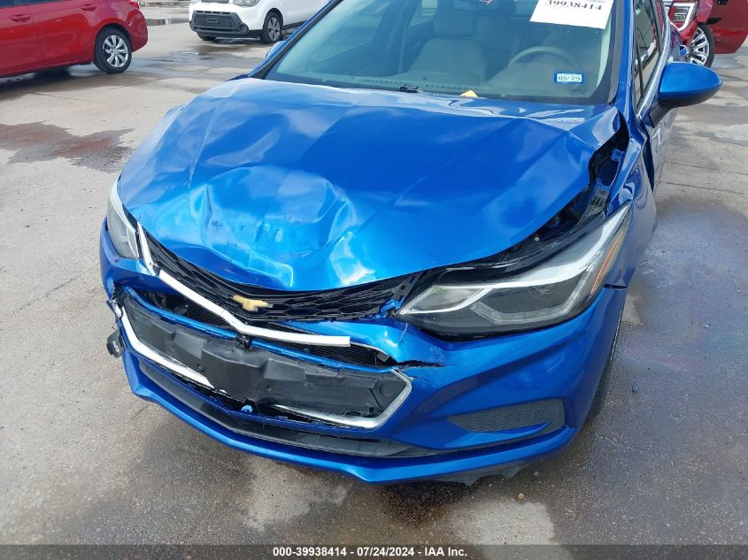 2018 Chevrolet Cruze Lt Auto VIN: 1G1BE5SMXJ7210324 Lot: 39938414