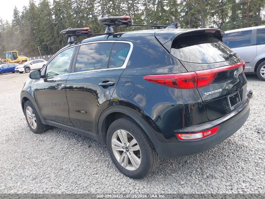 2018 Kia Sportage Lx VIN: KNDPMCAC1J7324841 Lot: 39938423