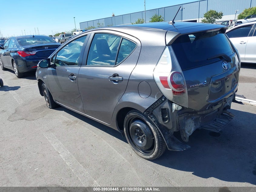 2013 Toyota Prius C VIN: JTDKDTB33D1533157 Lot: 39938445