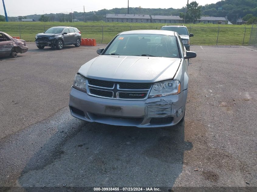 2013 Dodge Avenger Se VIN: 1C3CDZAB7DN529061 Lot: 39938455