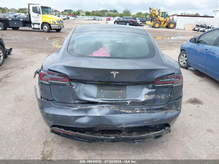 2022 Tesla Model S Dual Motor All-Wheel Drive VIN: 5YJSA1E50NF493543 Lot: 39938530