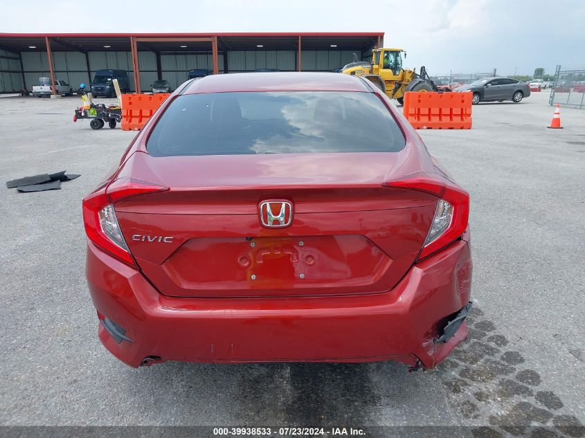 2019 Honda Civic Lx VIN: 19XFC2F62KE045590 Lot: 39938533