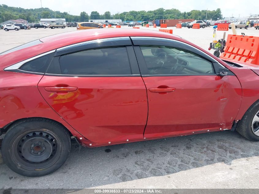 2019 Honda Civic Lx VIN: 19XFC2F62KE045590 Lot: 39938533