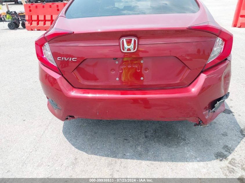 2019 Honda Civic Lx VIN: 19XFC2F62KE045590 Lot: 39938533