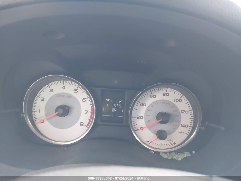 2012 Subaru Impreza 2.0I Sport Limited VIN: JF1GPAU62CH244758 Lot: 39938542