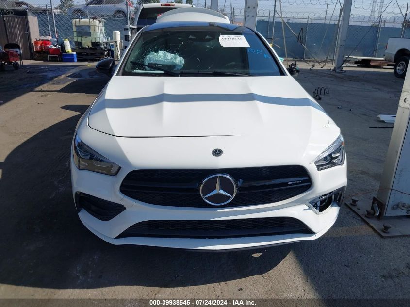 2022 Mercedes-Benz Cla Amg 35 4Matic VIN: W1K5J5BB4NN310327 Lot: 39938545