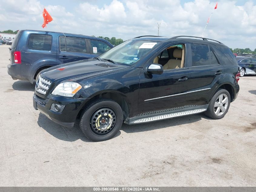 2009 Mercedes-Benz Ml 350 4Matic VIN: 4JGBB86E69A499636 Lot: 39938546