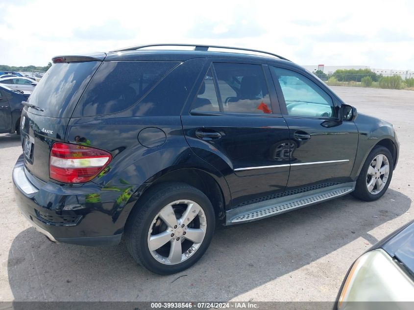 2009 Mercedes-Benz Ml 350 4Matic VIN: 4JGBB86E69A499636 Lot: 39938546