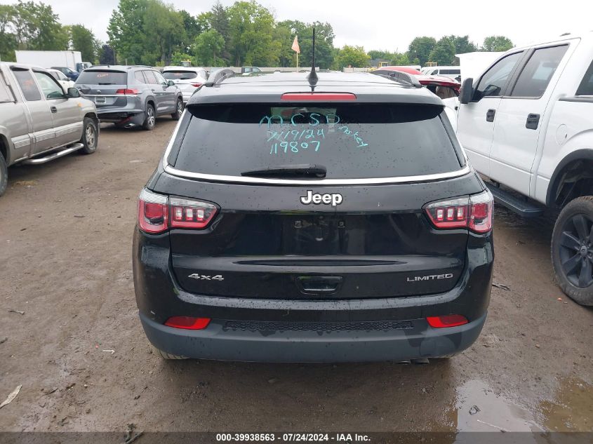 2020 Jeep Compass Limited 4X4 VIN: 3C4NJDCB5LT119807 Lot: 39938563