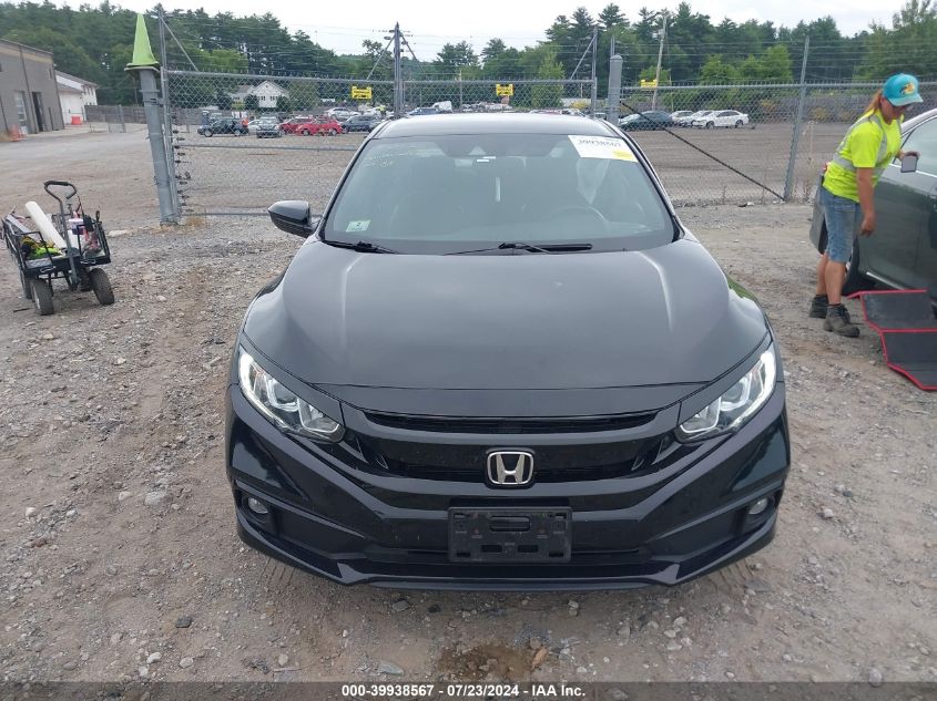 2019 Honda Civic Sport VIN: 2HGFC2F81KH556098 Lot: 39938567