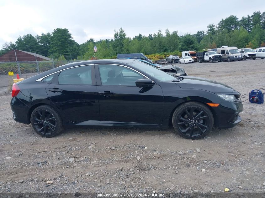 2019 Honda Civic Sport VIN: 2HGFC2F81KH556098 Lot: 39938567