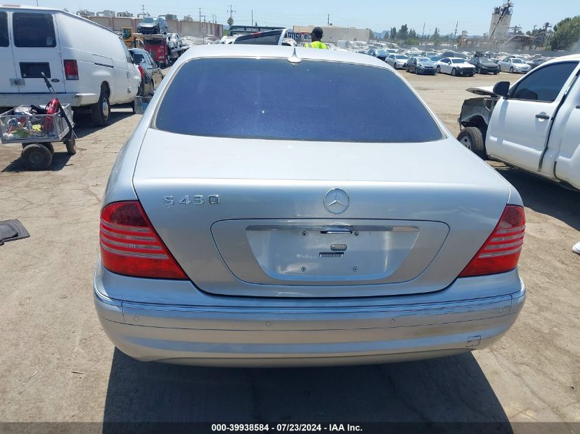 2006 Mercedes-Benz S 430 VIN: WDBNG70JX6A480200 Lot: 39938584