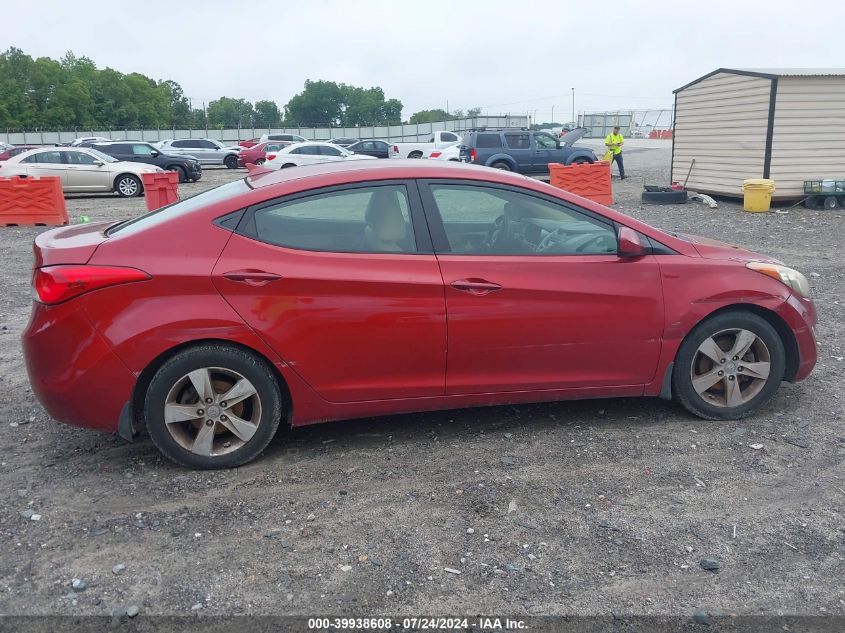 2013 Hyundai Elantra Gls VIN: KMHDH4AE7DU776325 Lot: 39938608