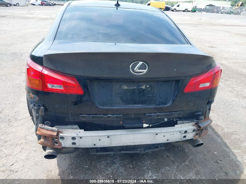 2007 Lexus Is 250 VIN: JT8CK262175011029 Lot: 39938618