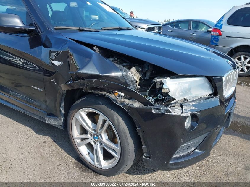 2014 BMW X3 xDrive35I VIN: 5UXWX7C59E0E75564 Lot: 39938622