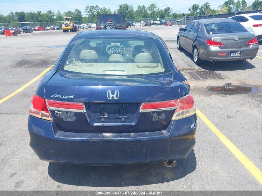 2011 Honda Accord 2.4 Lx-P VIN: 1HGCP2F4XBA104637 Lot: 39938637