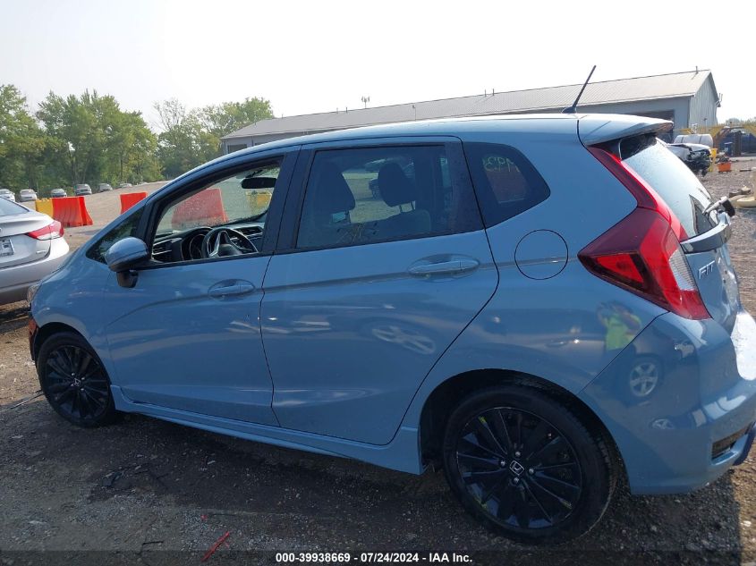 2018 Honda Fit Sport VIN: 3HGGK5H67JM702606 Lot: 39938669