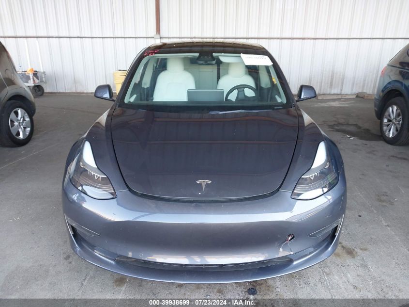 2022 Tesla Model 3 Long Range Dual Motor All-Wheel Drive VIN: 5YJ3E1EBXNF122677 Lot: 39938699