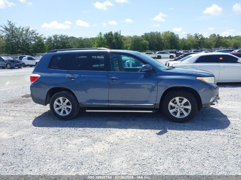 2013 Toyota Highlander Base Plus VIN: 5TDZA3EH4DS032506 Lot: 39938704