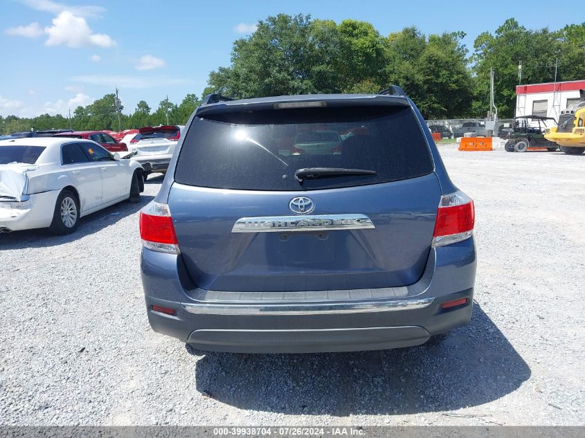 2013 Toyota Highlander Base Plus VIN: 5TDZA3EH4DS032506 Lot: 39938704