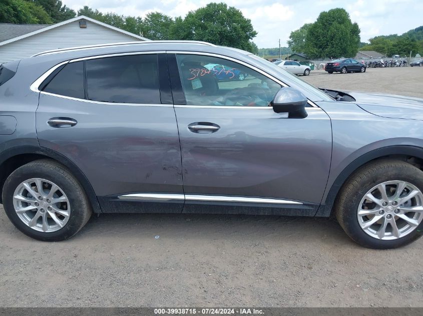 2021 Buick Envision Fwd Preferred VIN: LRBAZLR40MD195306 Lot: 39938715