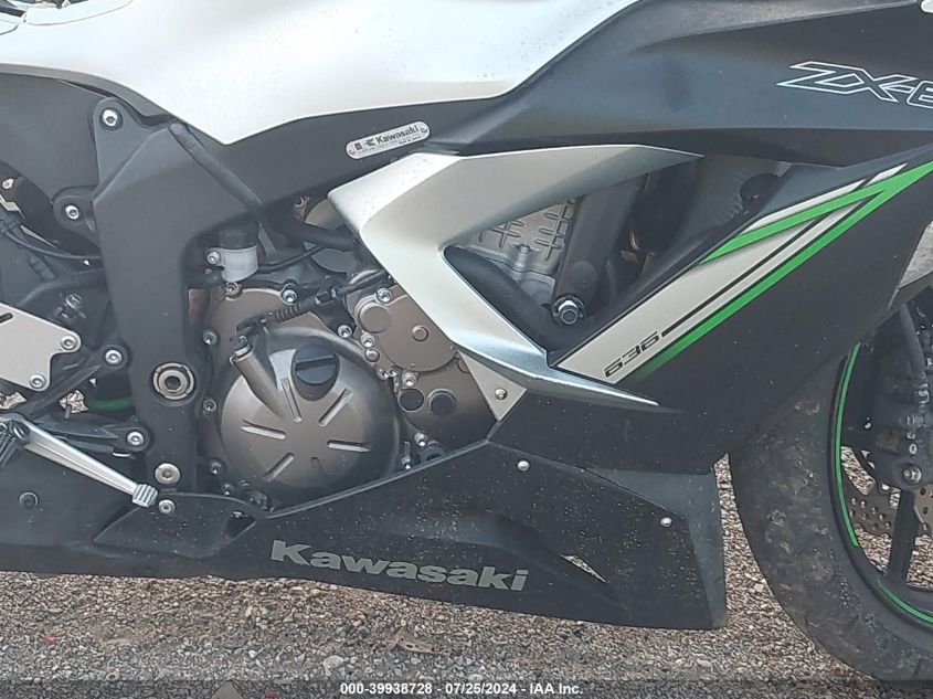 2018 Kawasaki Zx636 E VIN: JKBZXJE14JA027388 Lot: 39938728