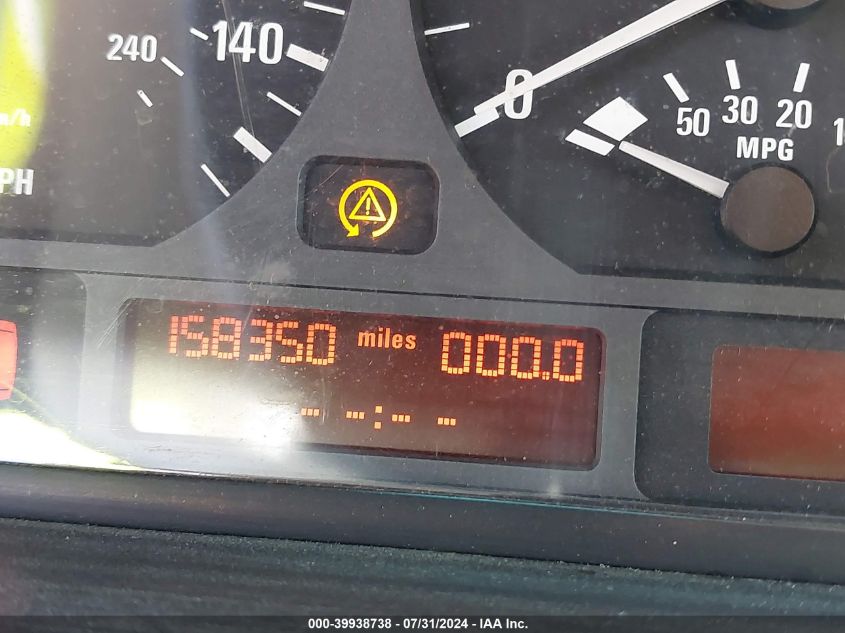 2002 BMW 325I VIN: WBAET37412NJ22067 Lot: 39938738